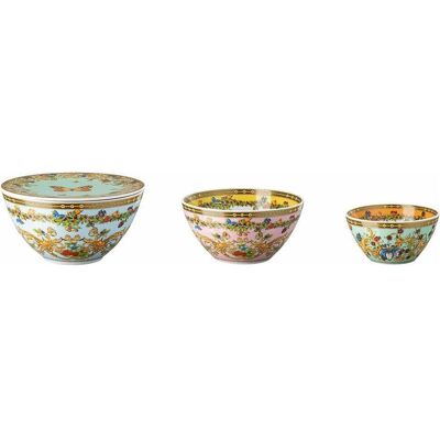 Versace Le jardin de - Bowl-Set 4-tlg., Schüssel + Schale, Mehrfarbig Versace Le jardin de - Bowl-Set 4-tlg., Schüssel + Schale, Mehrfarbig