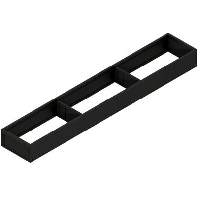 Blum Rahmen für LEGRABOX/MERIVOBOX AMBIA-LINE 100, Besteckkasten, Schwarz Blum Rahmen für LEGRABOX/MERIVOBOX AMBIA-LINE 100, Besteckkasten, Schwarz