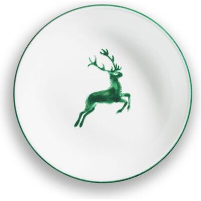 Gmundner Keramik Grüner Hirsch Suppenteller - Soup Plate Gmundner Keramik Grüner Hirsch Suppenteller - Soup Plate