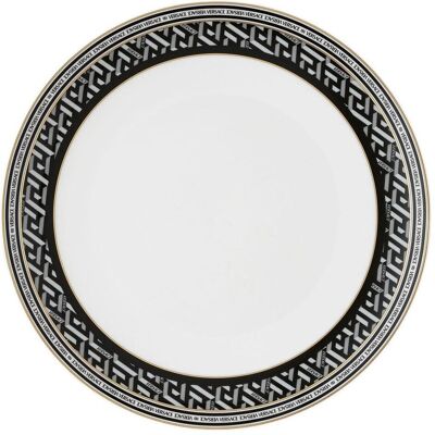 Versace La Greca Signature Black Speiseteller - 28 cm Porzellan Versace La Greca Signature Black Speiseteller - 28 cm Porzellan