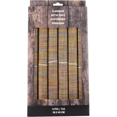 neuetischkultur, Tischset, Tischset 6 Stk. Polyester (6 Stk., 45 x 30 cm) neuetischkultur, Tischset, Tischset 6 Stk. Polyester (6 Stk., 45 x 30 cm)