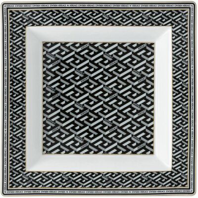 Versace La Greca - Signature Black - Schale 22 cm, Schüssel + Schale, Mehrfarbig Versace La Greca - Signature Black - Schale 22 cm, Schüssel + Schale, Mehrfarbig