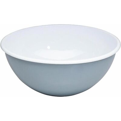 Riess 26cm Grau Emaille Küchenschüssel - Kitchen bowl Riess 26cm Grau Emaille Küchenschüssel - Kitchen bowl