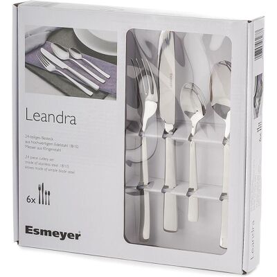 Esmeyer Besteckset Leandra 24t, Besteck, Silber Esmeyer Besteckset Leandra 24t, Besteck, Silber