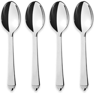 Georg Jensen Pyramid Dessertlöffel, Besteck, Silber Georg Jensen Pyramid Dessertlöffel, Besteck, Silber