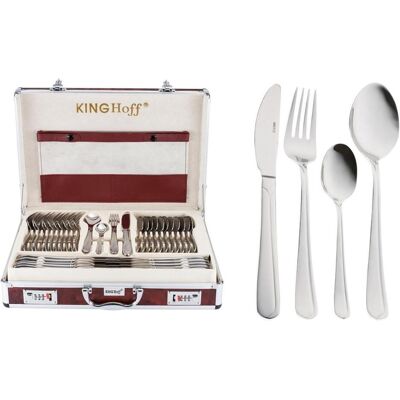KING HOFF Kinghoff Satin 72-teiliges Besteck-Set KING HOFF Kinghoff Satin 72-teiliges Besteck-Set