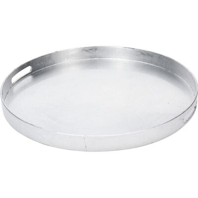 HTI-Living, Tablett, Tablett silber rund HTI-Living, Tablett, Tablett silber rund