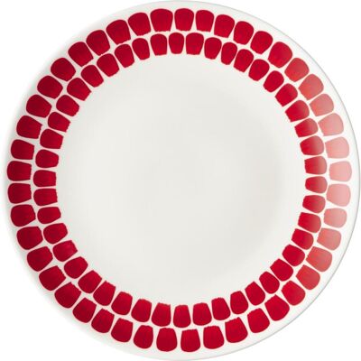 Arabia, Geschirrset, Tuokio Plate 26 cm, red Arabia, Geschirrset, Tuokio Plate 26 cm, red