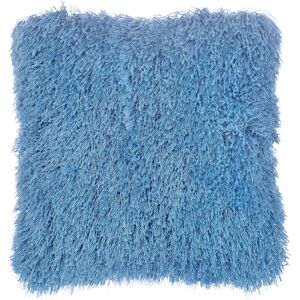 Beliani Set aus 2 blauen Polyester Dekokissen - Dekor Typ Beliani Set aus 2 blauen Polyester Dekokissen - Dekor Typ