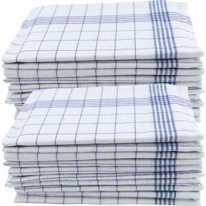 Casativo, Geschirrtuch, Halb-Leinen-Geschirrtücher, blau-weiss, 70 x 50 cm, 20er Set (70 x 50 cm) Casativo, Geschirrtuch, Halb-Leinen-Geschirrtücher, blau-weiss, 70 x 50 cm, 20er Set (70 x 50 cm)