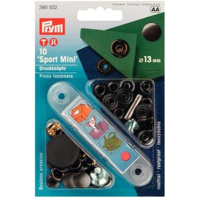 Prym Druckknopf Sport Mini, brüniert 13 mm, Karte 10 Stk., Nähzubehör, Braun Prym Druckknopf Sport Mini, brüniert 13 mm, Karte 10 Stk., Nähzubehör, Braun