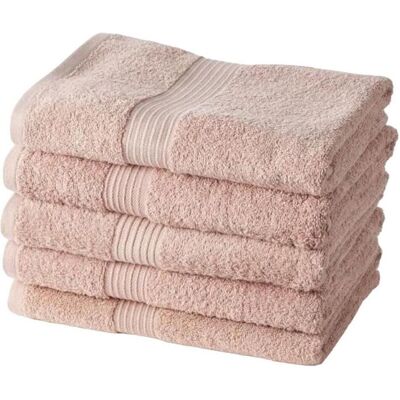 TODAY Essential - Pink 70x130cm Baumwollhandtuchset - 5 Stück TODAY Essential - Pink 70x130cm Baumwollhandtuchset - 5 Stück
