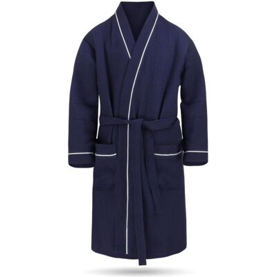Normani, Bademantel, Herren Morgenmantel mit Waffel-Piqué Bali (5XL, 62) Normani, Bademantel, Herren Morgenmantel mit Waffel-Piqué Bali (5XL, 62)