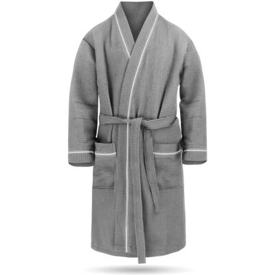 Normani, Bademantel, Herren Morgenmantel mit Waffel-Piqué Bali (54, XL) Normani, Bademantel, Herren Morgenmantel mit Waffel-Piqué Bali (54, XL)