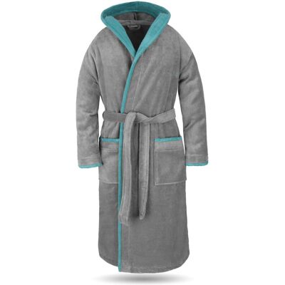 Normani, Bademantel, Damen Wellness-Bademantel aus 100% Baumwolle (XL) Normani, Bademantel, Damen Wellness-Bademantel aus 100% Baumwolle (XL)