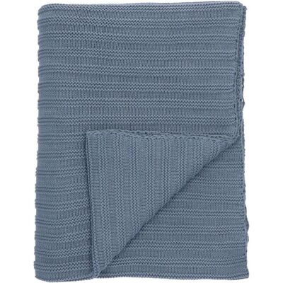 Bunzlau Castle, Decke, Castle Plaid Dune Sea Blue, 130x170cm, GOTS (170 x 130 cm) Bunzlau Castle, Decke, Castle Plaid Dune Sea Blue, 130x170cm, GOTS (170 x 130 cm)