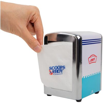 Cinereplicas, Servietten, Stranger Things: Scoops Ahoy Serviettenspender (250 Stk., 25.80 x 15.10 cm) Cinereplicas, Servietten, Stranger Things: Scoops Ahoy Serviettenspender (250 Stk., 25.80 x 15.10 cm)