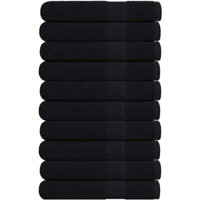 vidaXL Handtücher, Handtücher 10 Stk. Schwarz 100x200 cm 360 g/m² 100% Baumwolle (100 x 200 cm) vidaXL Handtücher, Handtücher 10 Stk. Schwarz 100x200 cm 360 g/m² 100% Baumwolle (100 x 200 cm)