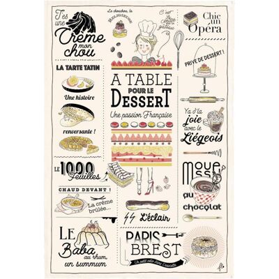Winkler Les desserts français Geschirrtuch - Küchenhandtuch Winkler Les desserts français Geschirrtuch - Küchenhandtuch