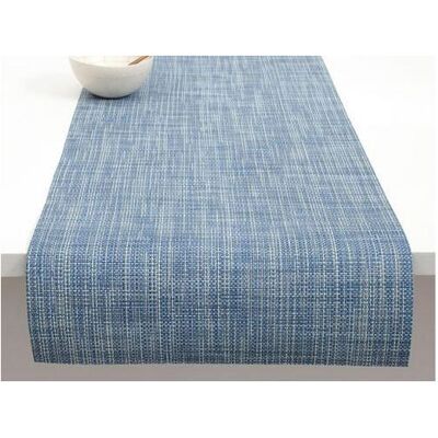 Chilewich, Tischdecke, Mini Basketweave Tischläufer Chambray (183 x 36 cm) Chilewich, Tischdecke, Mini Basketweave Tischläufer Chambray (183 x 36 cm)