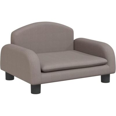 vidaXL Hundebett Taupe 50x40x30 cm Stoff - Hundebett vidaXL Hundebett Taupe 50x40x30 cm Stoff - Hundebett