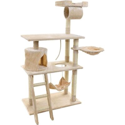 Funfit Katzenkratzbaum mit Hängematte - Katzenbaum Funfit Katzenkratzbaum mit Hängematte - Katzenbaum