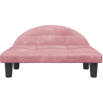 vidaXL Hundebett Rosa 70x52x30 cm Samt - Dog Bed vidaXL Hundebett Rosa 70x52x30 cm Samt - Dog Bed
