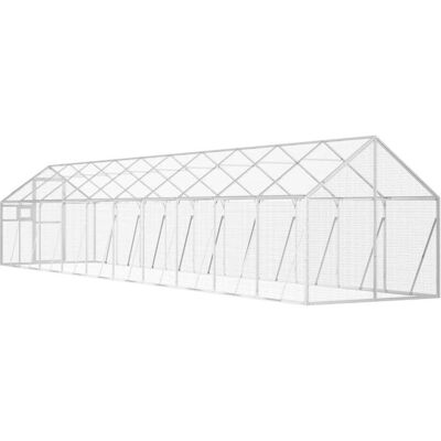 vidaXL Silber Vogelkäfig 1,79x10x1,85m Voliere vidaXL Silber Vogelkäfig 1,79x10x1,85m Voliere
