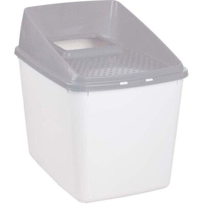 All For Paws Graues Kein Durcheinander Katzentoilette - 40x53x50,5cm All For Paws Graues Kein Durcheinander Katzentoilette - 40x53x50,5cm