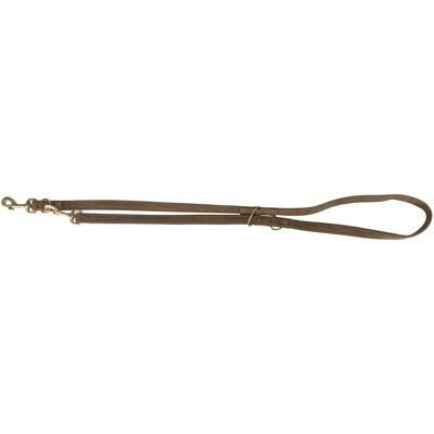 Trixie Pure adjustable lead, leather, M–L: 2 m/20 mm, brown (Hund, Allgemein), Halsband + Leine Trixie Pure adjustable lead, leather, M–L: 2 m/20 mm, brown (Hund, Allgemein), Halsband + Leine