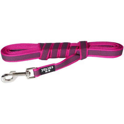 Julius K9 Rosa Handgriff Snood Leine - Hundeleine, 3m x 2cm Julius K9 Rosa Handgriff Snood Leine - Hundeleine, 3m x 2cm