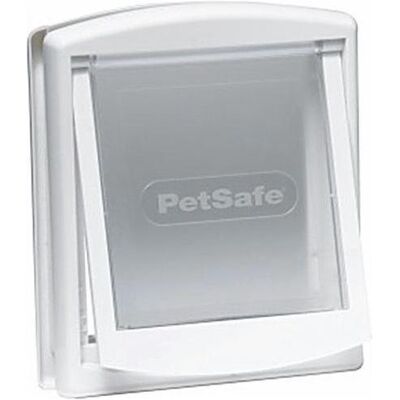 PetSafe Kleine Weiße Haustür - Robust & Verriegelbar PetSafe Kleine Weiße Haustür - Robust & Verriegelbar