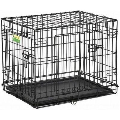 iCrate DD Contour Hundebur - Schwarz - 63,5x46,3x49,2 cm - Max 6 kg iCrate DD Contour Hundebur - Schwarz - 63,5x46,3x49,2 cm - Max 6 kg