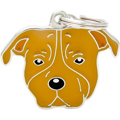 My Family Hund Amstaff Braun - Haustiermarke My Family Hund Amstaff Braun - Haustiermarke