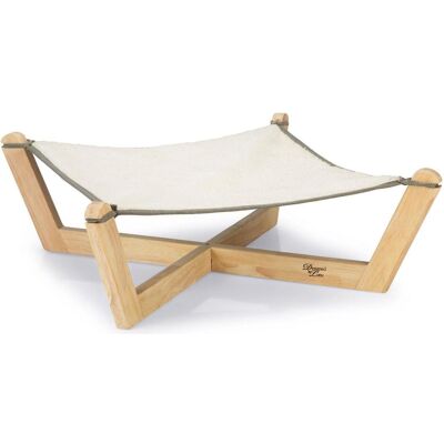 Lotte Gaia Katzenhängematte - Holzdesign - 51x51x18,5cm Lotte Gaia Katzenhängematte - Holzdesign - 51x51x18,5cm