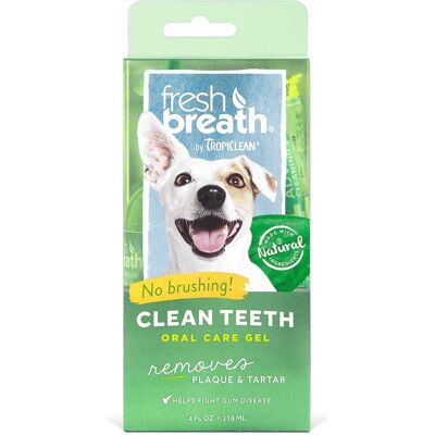 TropiClean Hunde & Katzen Frischer Atem Zahngel - 118ml TropiClean Hunde & Katzen Frischer Atem Zahngel - 118ml