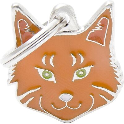 MyFamily Maine Coon Sammlung Orange Haustier ID Anhänger - Tierart MyFamily Maine Coon Sammlung Orange Haustier ID Anhänger - Tierart