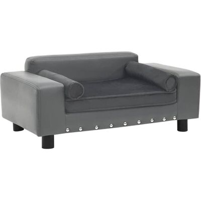 VIDAXL Haustiersofa Klein Grau 81x43x31cm VIDAXL Haustiersofa Klein Grau 81x43x31cm