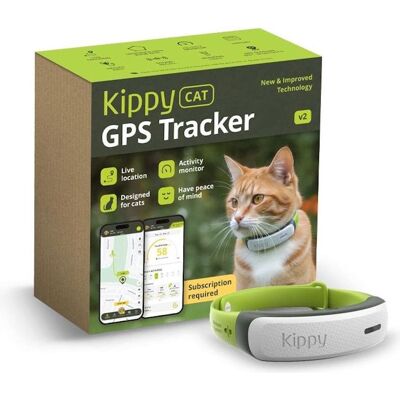 Kippy Cat GPS V2 (One Size, Katze, Spazieren), Halsband + Leine Kippy Cat GPS V2 (One Size, Katze, Spazieren), Halsband + Leine