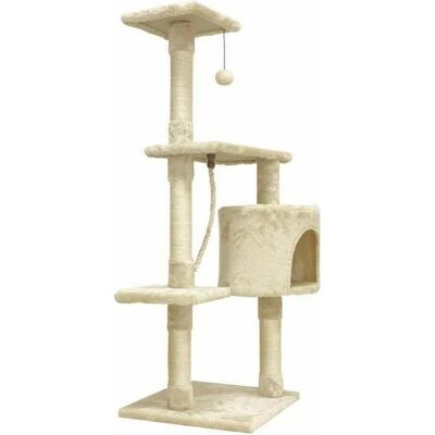 Bigbuy Pets Paloma Kratzbaum - 40x40x114cm Beige Bigbuy Pets Paloma Kratzbaum - 40x40x114cm Beige