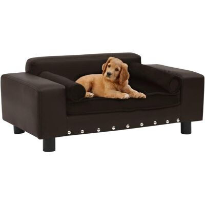MaisonChic Hundesofa - Plüsch Kunstleder Komfort MaisonChic Hundesofa - Plüsch Kunstleder Komfort