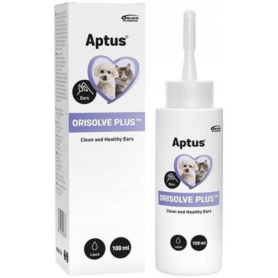 Aptus Orisolve Plus - Lösung zur Ohrenreinigung für Hunde und Katzen Aptus Orisolve Plus - Lösung zur Ohrenreinigung für Hunde und Katzen
