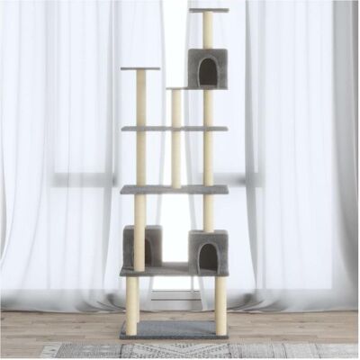 vidaXL Katzenbaum mit Sisalstämmen - 188cm Indoor Spielturm vidaXL Katzenbaum mit Sisalstämmen - 188cm Indoor Spielturm