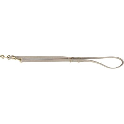 Trixie Pure adjustable lead, leather, S–M: 2 m/15 mm, light grey (Hund, Spazieren), Halsband + Leine Trixie Pure adjustable lead, leather, S–M: 2 m/15 mm, light grey (Hund, Spazieren), Halsband + Leine