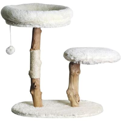 Nordic Paws Wildwood 2 (68 cm, Weiss), Katzenbaum Nordic Paws Wildwood 2 (68 cm, Weiss), Katzenbaum