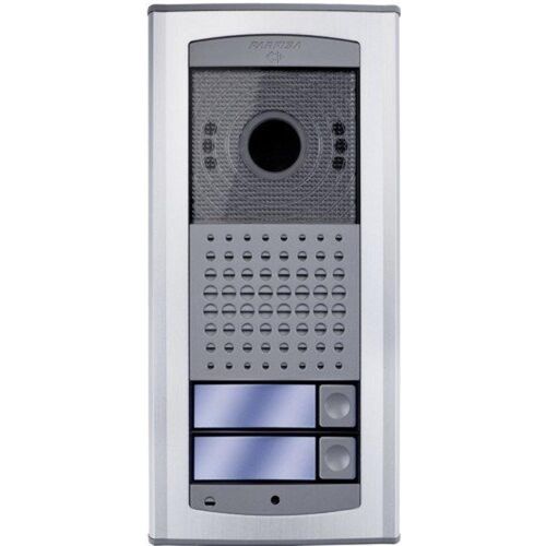 Farfisa, Klingel + Türsprechanlage, SIP-Videotürstation mit zwei Tasten, FritzBox-kompatibel, Weitwinkelkamera