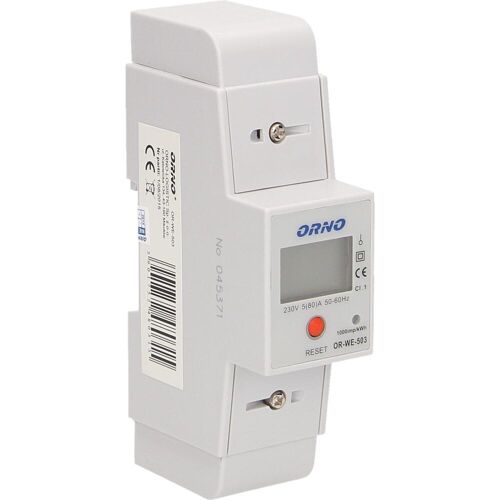 Orno, Energiemessgerät, 1 Fazowy Wskaźnik Zużycia Energi