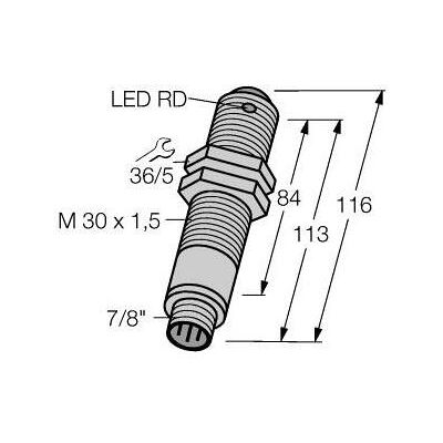 Turck, Bewegungsmelder, Opto Sensor Einweglichtschranke Sender SMA30SELQDB Turck, Bewegungsmelder, Opto Sensor Einweglichtschranke Sender SMA30SELQDB