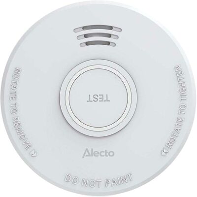 Alecto, Gefahrenmelder, 2er-Set Fotoelektrischer Rauchmelder DIN EN 14604 Konform - Zuverlässiger Feuermelder mit 85dB Alarm Alecto, Gefahrenmelder, 2er-Set Fotoelektrischer Rauchmelder DIN EN 14604 Konform - Zuverlässiger Feuermelder mit 85dB Alarm