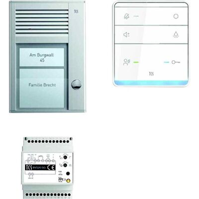 TCS, Klingel + Türsprechanlage, Audio-Sprechanlagen-Set AP 1 Wohneinheit (Kabelgebunden) TCS, Klingel + Türsprechanlage, Audio-Sprechanlagen-Set AP 1 Wohneinheit (Kabelgebunden)